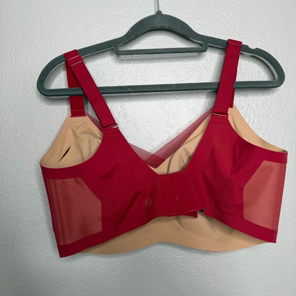 Honey love Bra Lightly Padded 38DDD Red like new - Picture 7 of 8